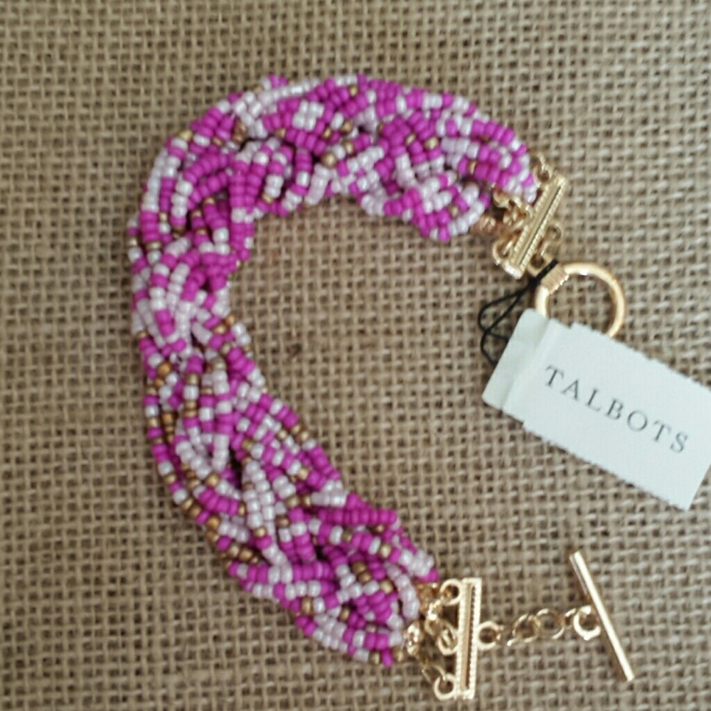 Toggle Bracelet - Great pop of color for spring.